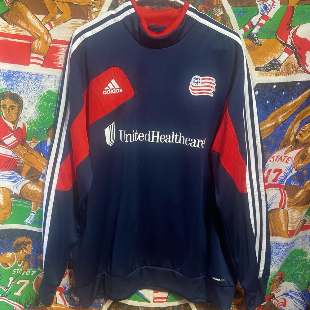 2012-13 New England Revolution Adidas Warmup Top